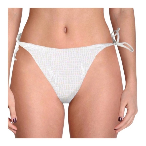 L*space LENNOX Iridescent Snakeskin Bikini Bottom NWOT - Picture 6 of 6